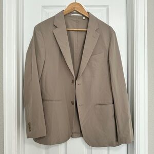 Uniqlo Tan Sport Coat Modern Slim Fit